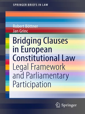 cover image of Bridging Clauses in European Constitutional Law